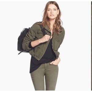 Rag‎ & Bone Cropped Military Green Jacket Size M